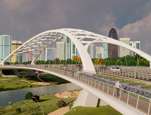 Finalizing the detailed design of the new bridge over the Jiangxi River in Chengdu. China.