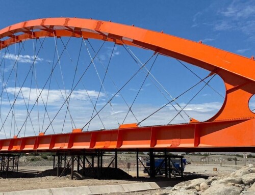 Completing the Chamorro Bridge in Peru.