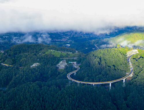 Yarumo Blanco Viaduct. Cordillera Central. Colombia. 2021.