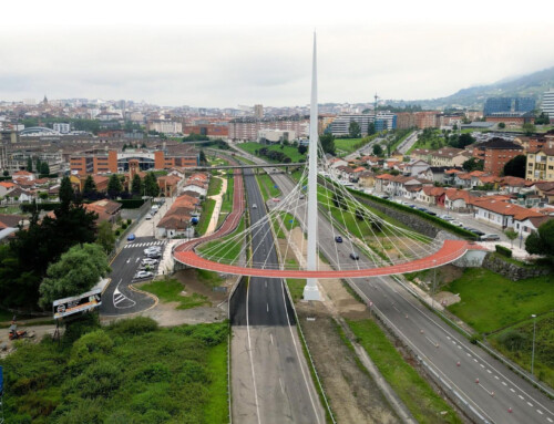 Santullano Footbridge. Oviedo. Spain. 2024.