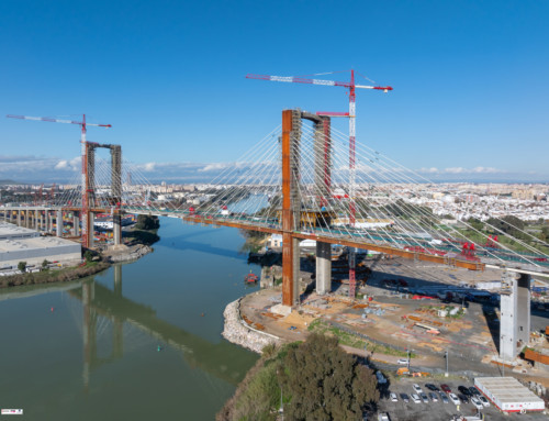 Nuevas imágenes del avance de obra del Puente del Centenario